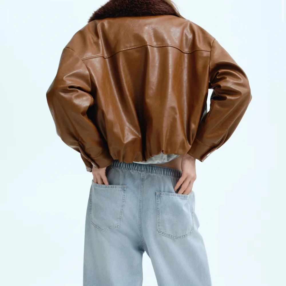 Loose fit- Denim drawstring pants
